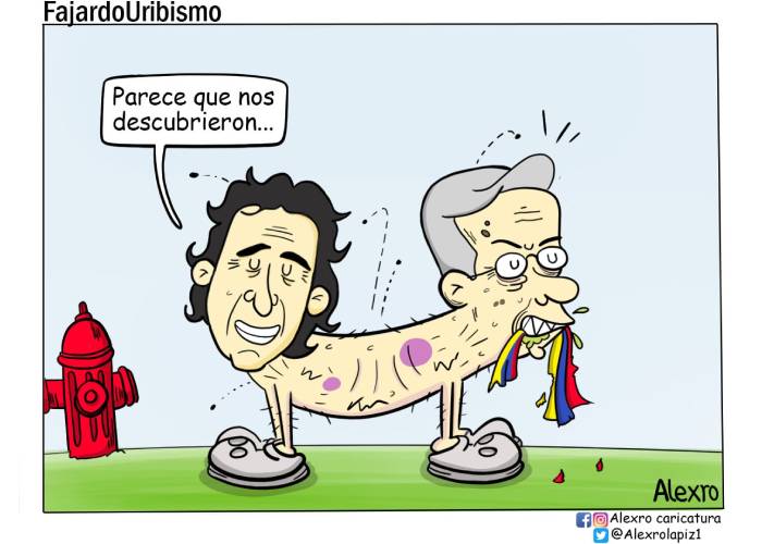 Caricatura: FajardoUribismo