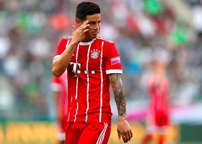 James, el rey de las rumbas en el Bayern Munich