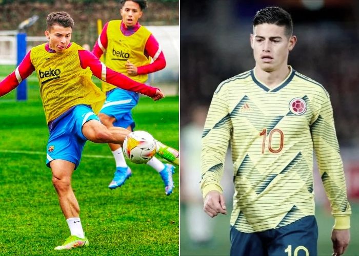 Juanda Fuentes, el juvenil colombiano que juega en el Barcelona y pinta para ser el nuevo James