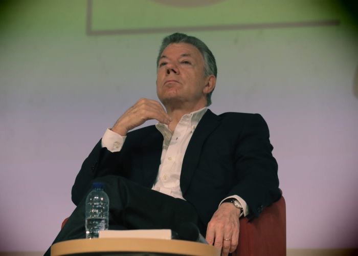 Santos en la conmemoración de los 5 años del acuerdo, pero de Duque ni rastro