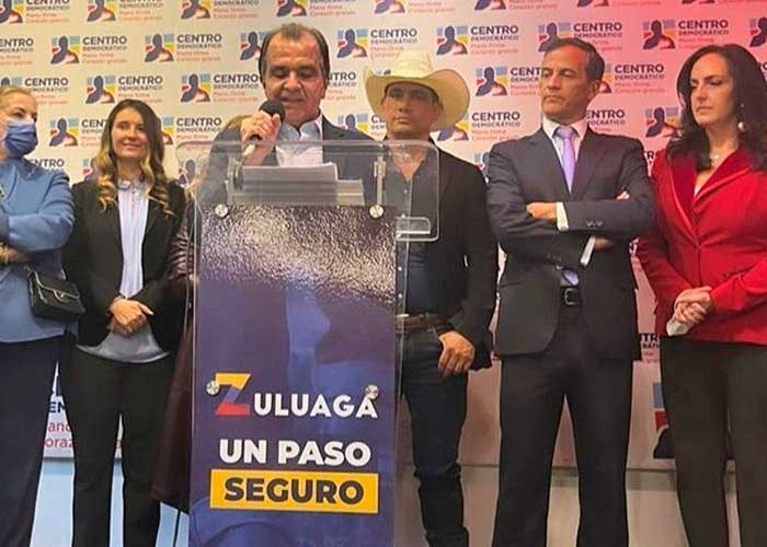 Óscar Iván Zuluaga barrió como candidato presidencial del Centro Democrático