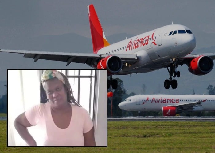 La mujer que murió en un avión de Avianca y terminó de N.N en España