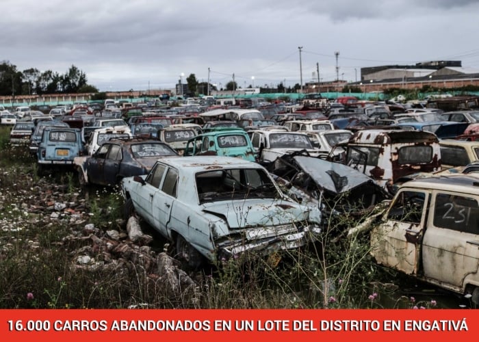 El cementerio donde los carros se pudren en Bogotá