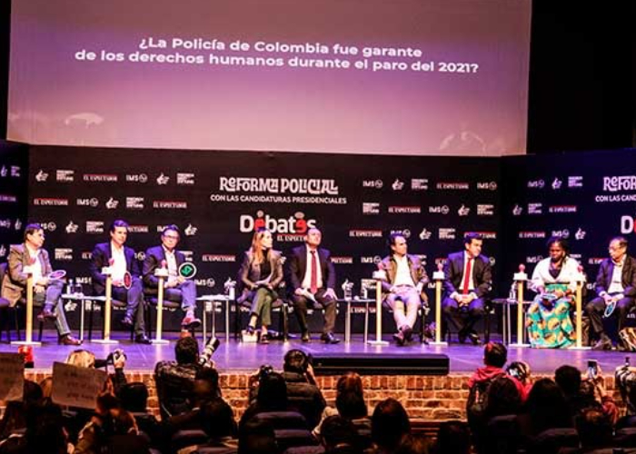 El debate de candidatos sobre reforma a la Policía