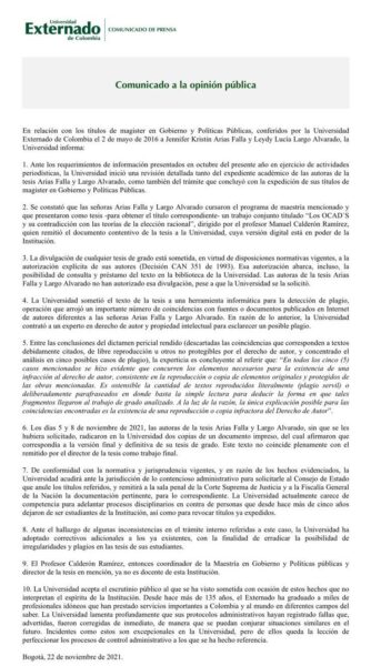  - Vergüenza, la presidenta de la Cámara plagió en su tesis de grado