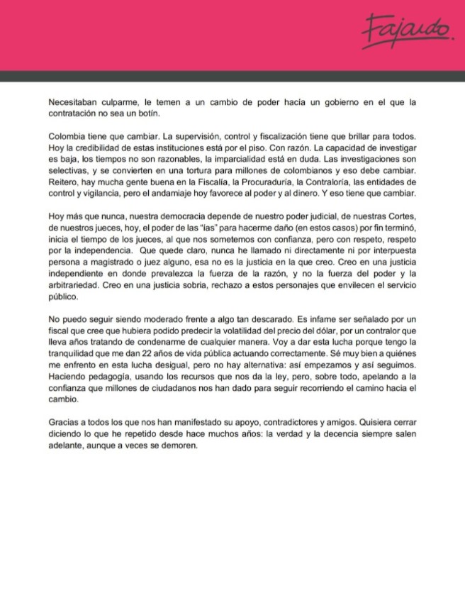  - Fajardo se quita la mordaza: la sanción por Hidroituango está salpicada de política