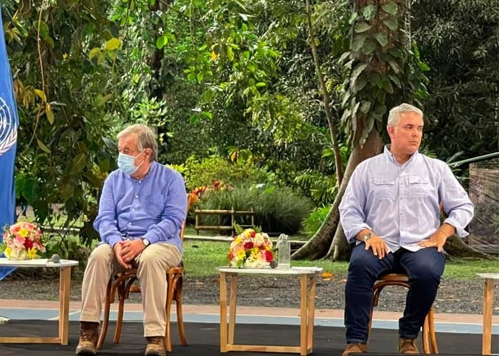 Antonio Guterres y su viaje a Colombia: crónica de una visita triste