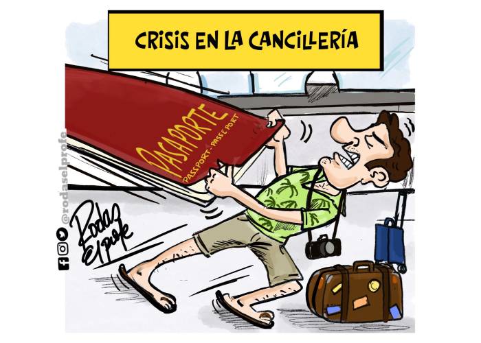 Caricatura: Crisis en la Cancillería
