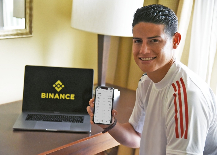 Promocionar criptomonedas: el nuevo capricho de James Rodríguez
