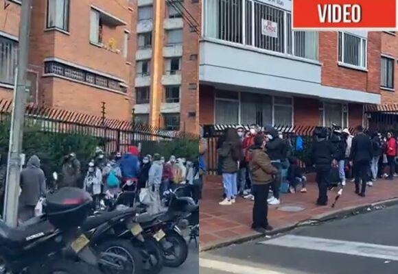 Las ridículas filas en Bogotá para renovar el pasaporte colombiano. VIDEO