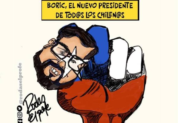 Caricatura: El nuevo presidente de los chilenos