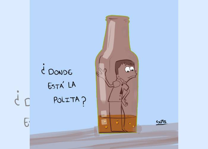 Caricatura: Escasez de cerveza
