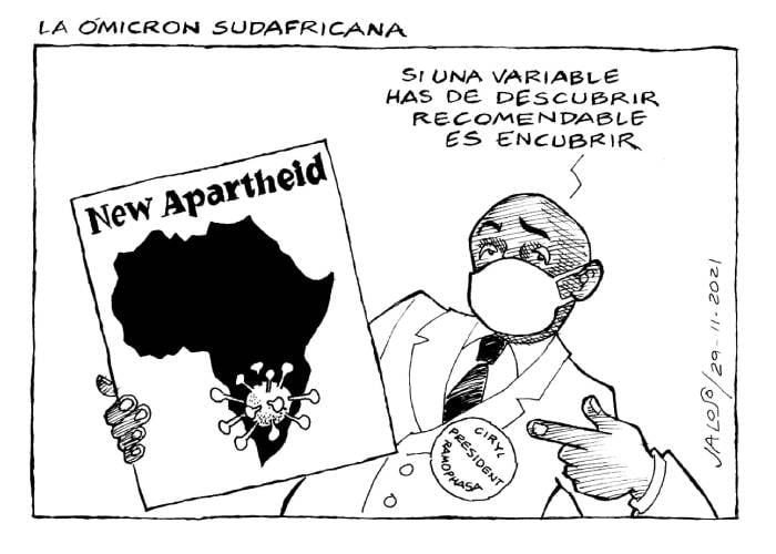 Caricatura: Nuevo Apartheid
