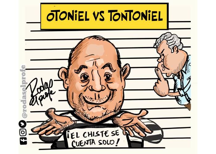 Caricatura: Otoniel vs Tontoniel