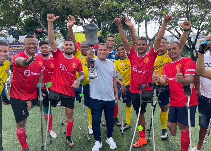 Colombia tras un cupo del campeonato mundial de fútbol para amputados en Turquía