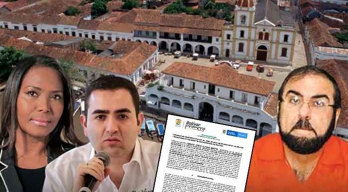  - El baloto que se ganó el gobernador Vicentico Blel por cuenta de la Mincultura Carmen Vásquez