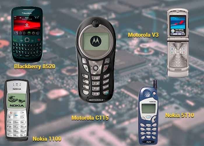 Los celulares “vintage” más queridos por los colombianos