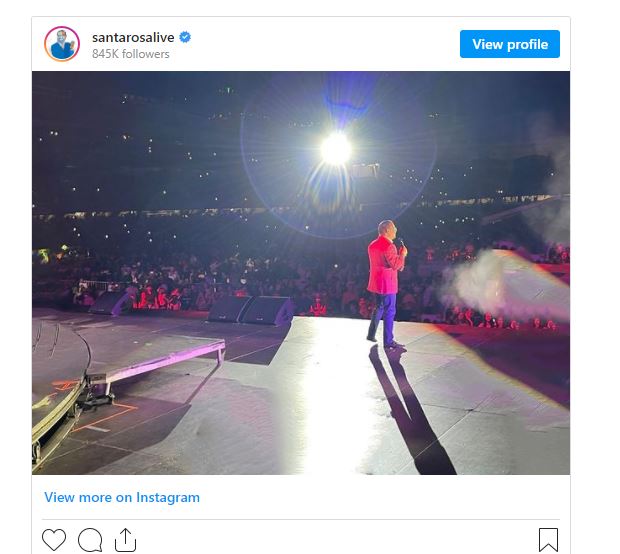  - Gilberto Santa Rosa salió positivo para coronavirus tras su presentación en Cali
