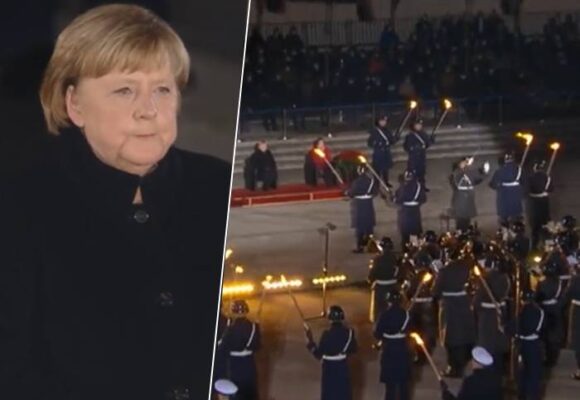 Angela Merkel, despedida con honores militares en Alemania