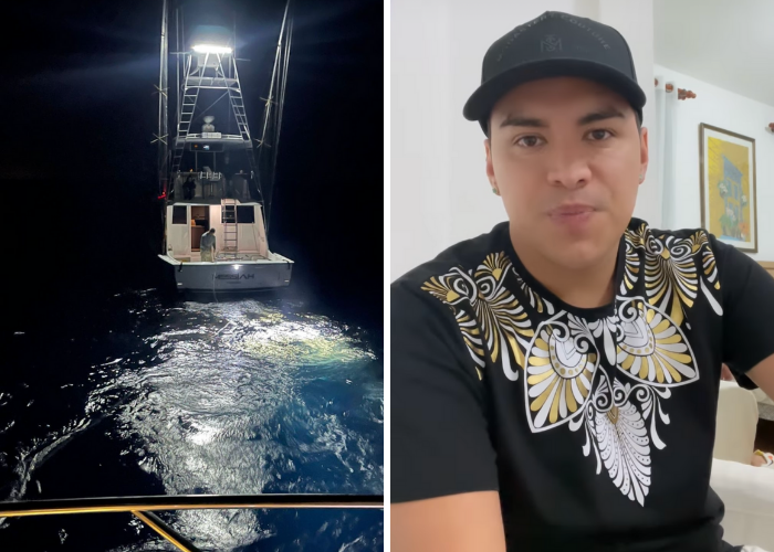 Náufrago en plena madrugada: el susto de Yeison Jiménez durante vacaciones