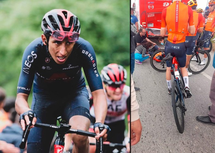 Sin novia, fracturado y sin Tour: el año de terror que le espera a Egan Bernal