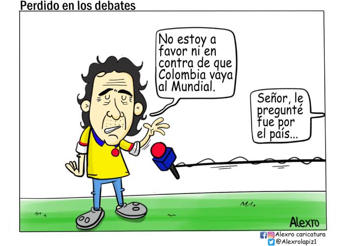 Caricatura: Perdido en los debates