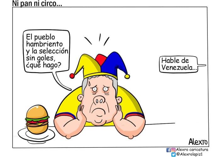 Caricatura: Ni pan ni circo