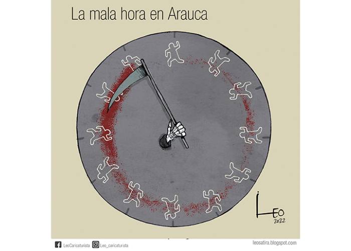 Caricatura: La mala hora en Arauca