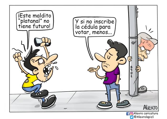 Caricatura: No tiene futuro