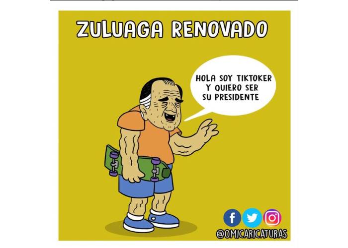 Caricatura: Zuluaga renovado