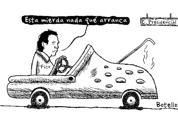 Caricatura: Nada que despega