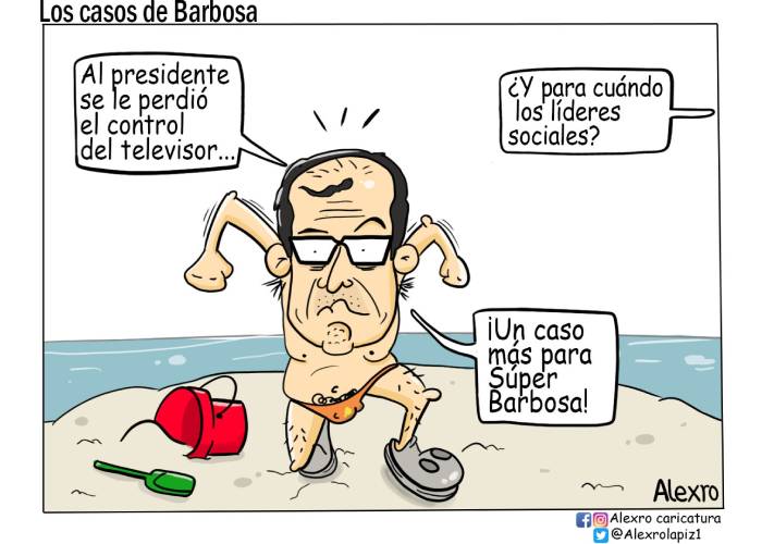 Caricatura: Los casos de Barbosa