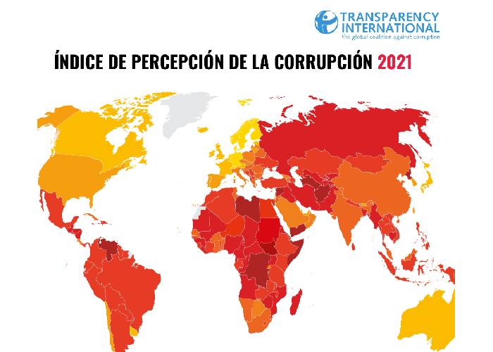 Colombia ante el mapa mundial del índice de corrupción