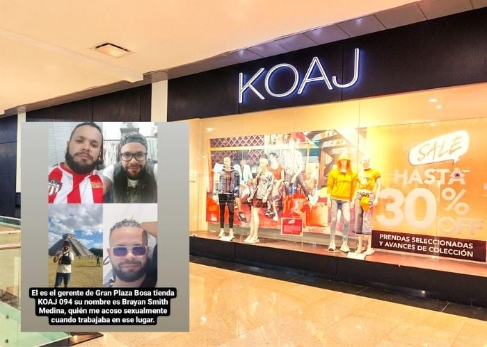 “En KOAJ sufrí acoso sexual y acoso laboral por parte de dos gerentes de tienda”