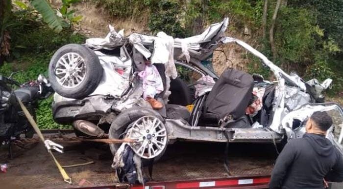  - Fotos: así quedaron los carros tras fatal accidente en túnel de La Línea
