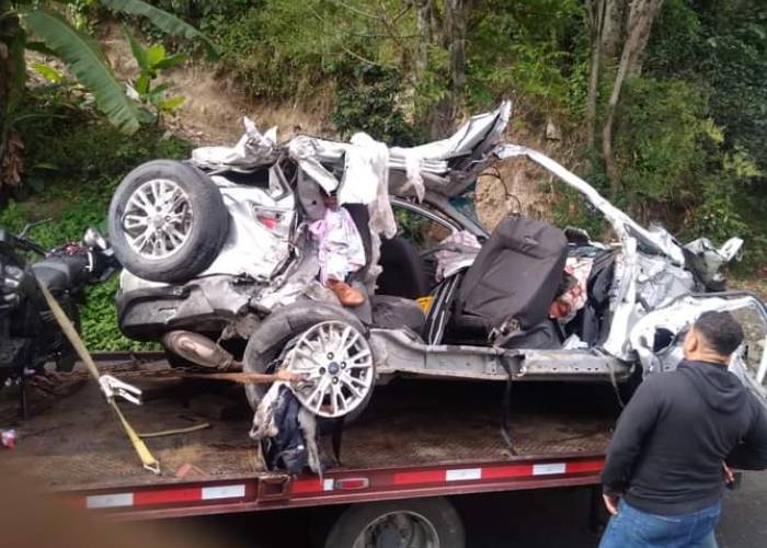 Fotos: así quedaron los carros tras fatal accidente en túnel de La Línea