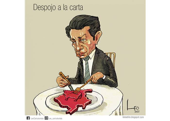 Caricatura: Despojo a la carta