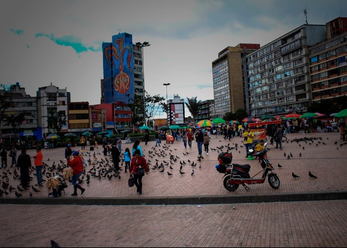 La plaza de la Mariposa la zona más depravada de Bogotá