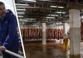 Uribe Leyva, la familia es propietaria de un matadero en Blay, donde cada día se sacrifican mil animales.