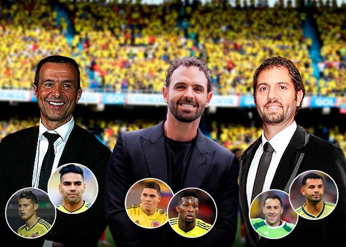 Los dueños de las estrellas de la selección Colombia