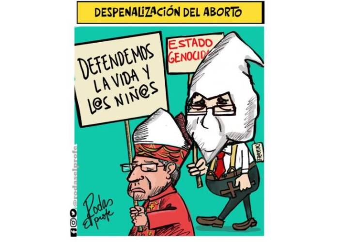 Caricatura: Despenalización del aborto