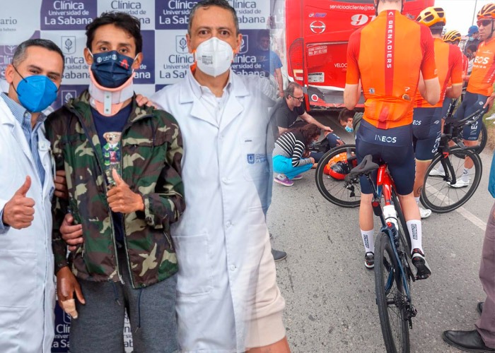 VIDEO: Así fue el terrorífico accidente en el que Egan Bernal casi pierde la vida