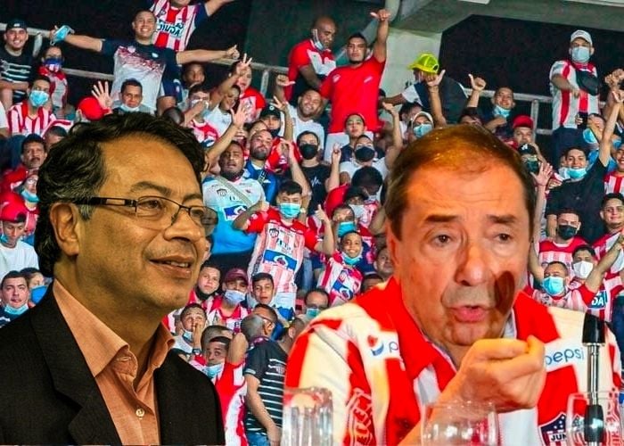 Los hinchas de Junior se le emberracan a Fuad Char y van a votar por Petro