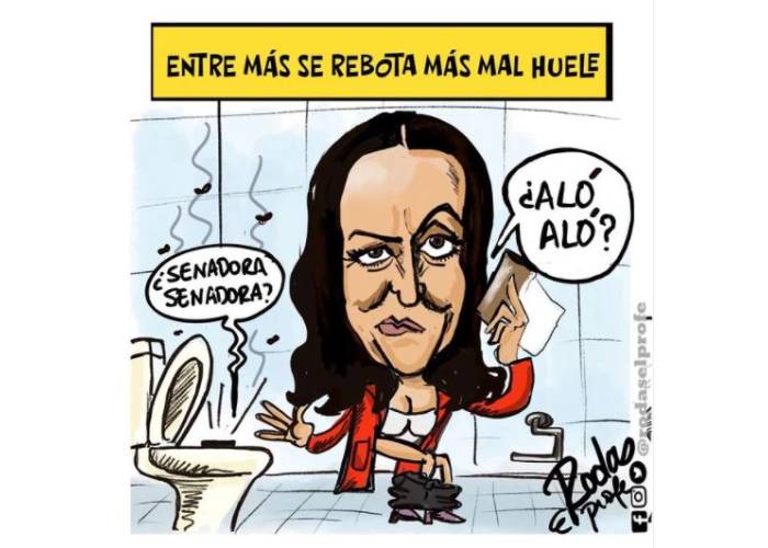 Caricatura: Entre más se rebota más mal huele