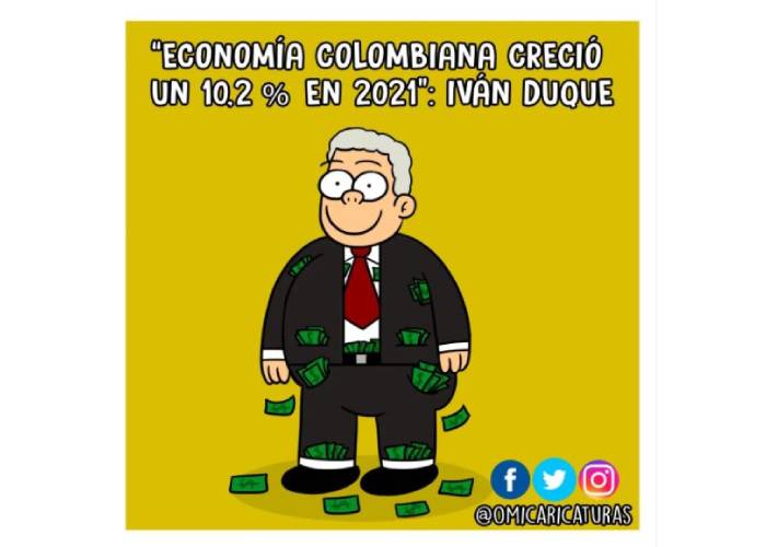 Caricatura: Economía colombiana