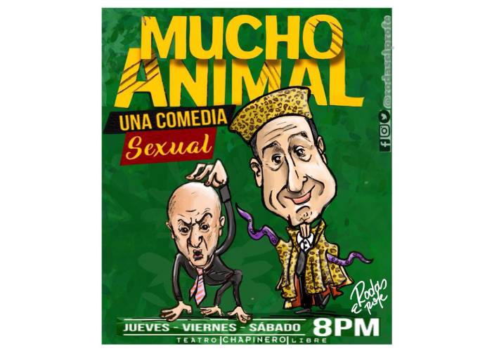 Caricatura: Mucho animal