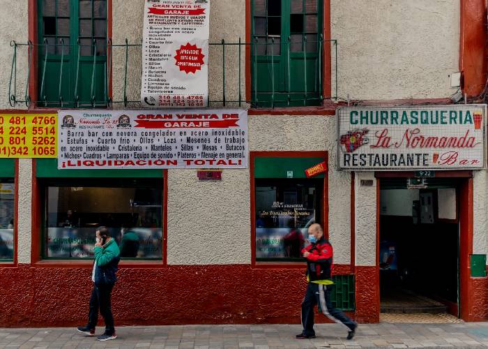 El lento y doloroso funeral de un antiguo restaurante del centro bogotano