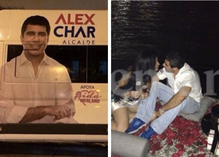 Romance y política: la fórmula que unió a Aida Merlano y Alex Char