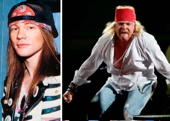 ¿En qué momento Axl Rose dejó de ser hermoso para convertirse en una tía gorda?