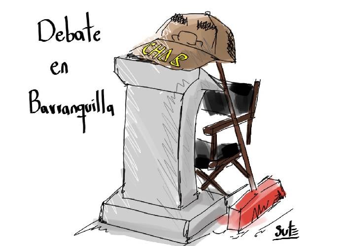 Caricatura: Debate en Barranquilla